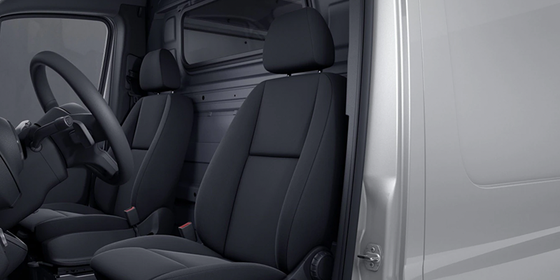 Black Interior inside Mercedes Sprinter van Black Interior inside Mercedes Sprinter van